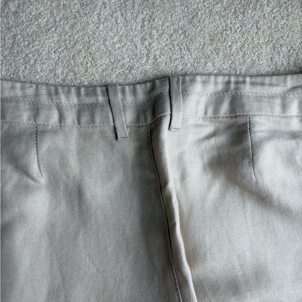 Vintage United Colors Of Benetton Cream Wide Leg Pants - Picture 10 of 12